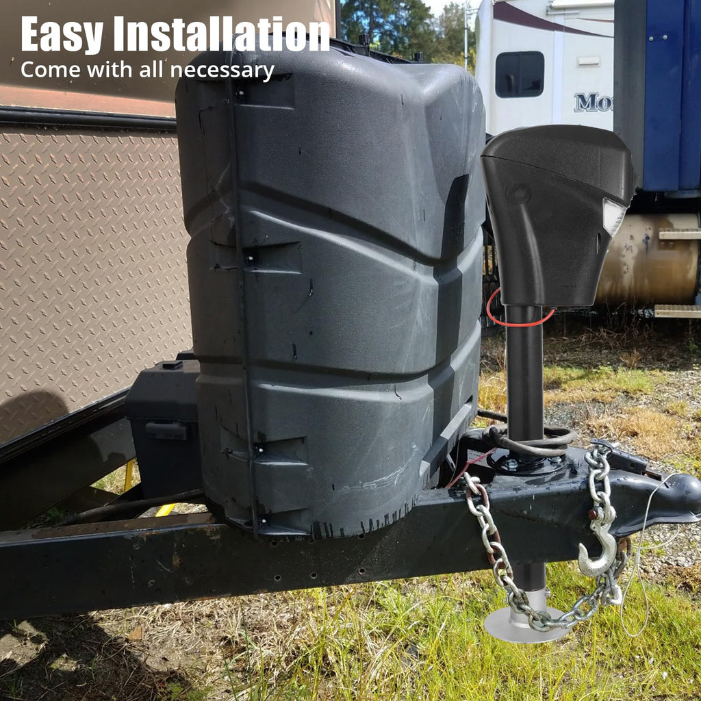 Electric Trailer A-Frame Tongue Jack 3,500 Lbs 18-Inch Stroke 12V DC F183214