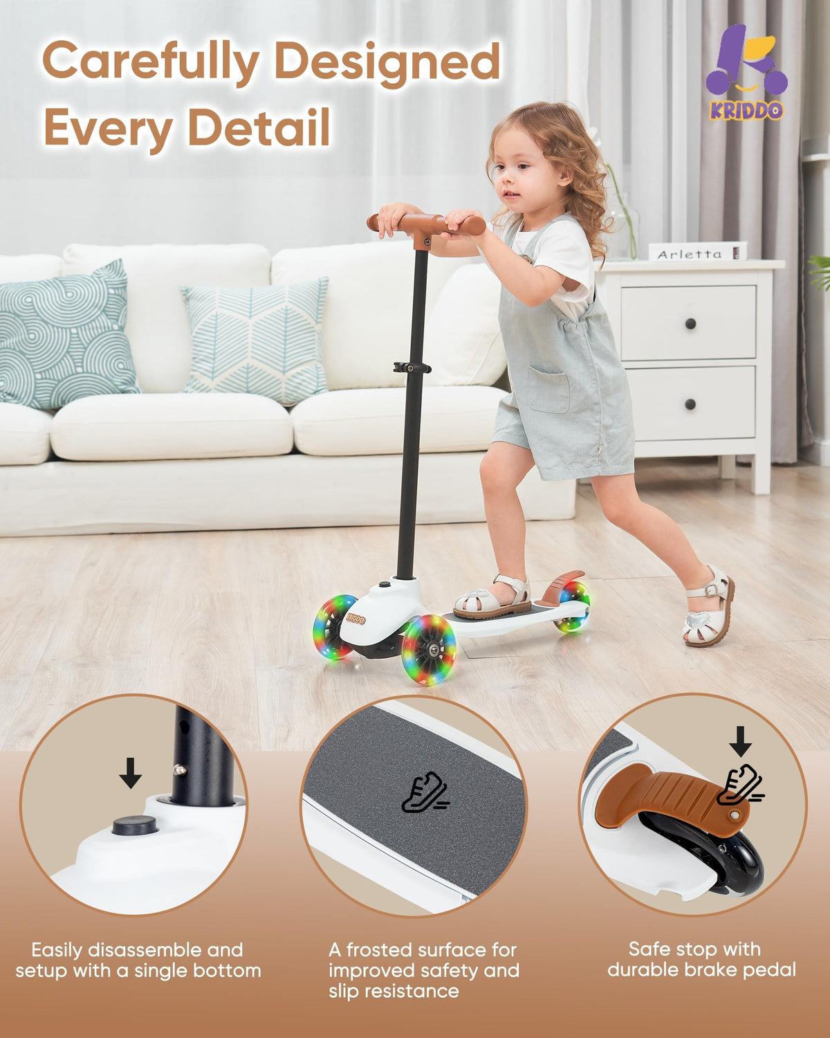 3-in-1 Toddler Scooter Y788086