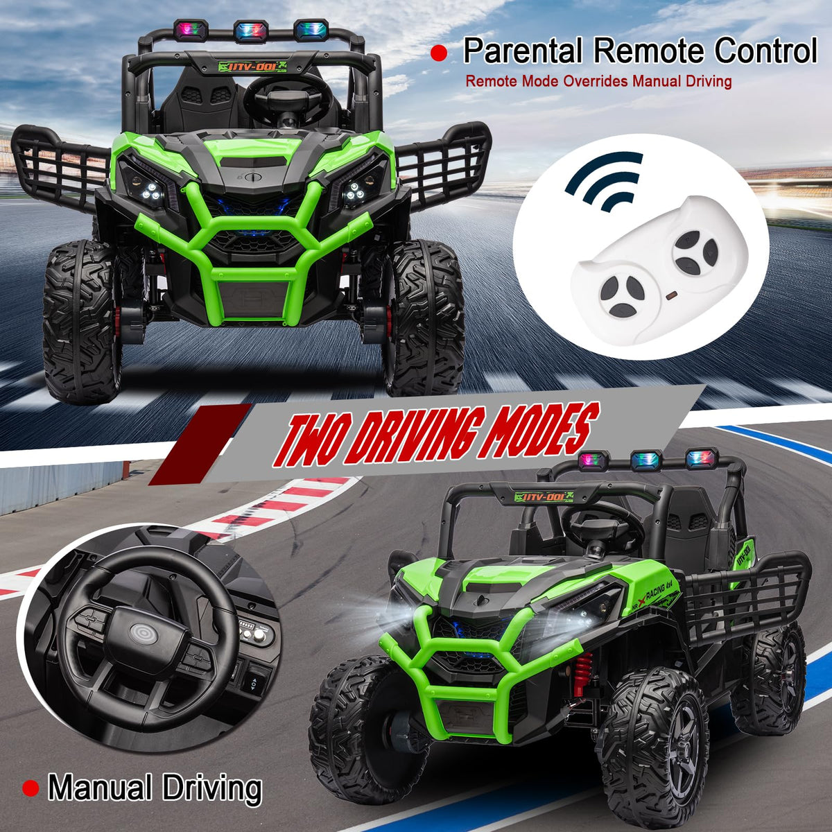 24V 2 Seater Kids Ride On Car with Remote Control E51419