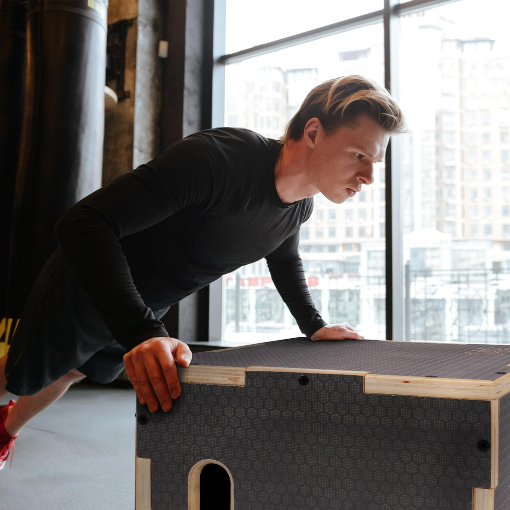 Wooden Plyo Box Jump Exercise Platform J772