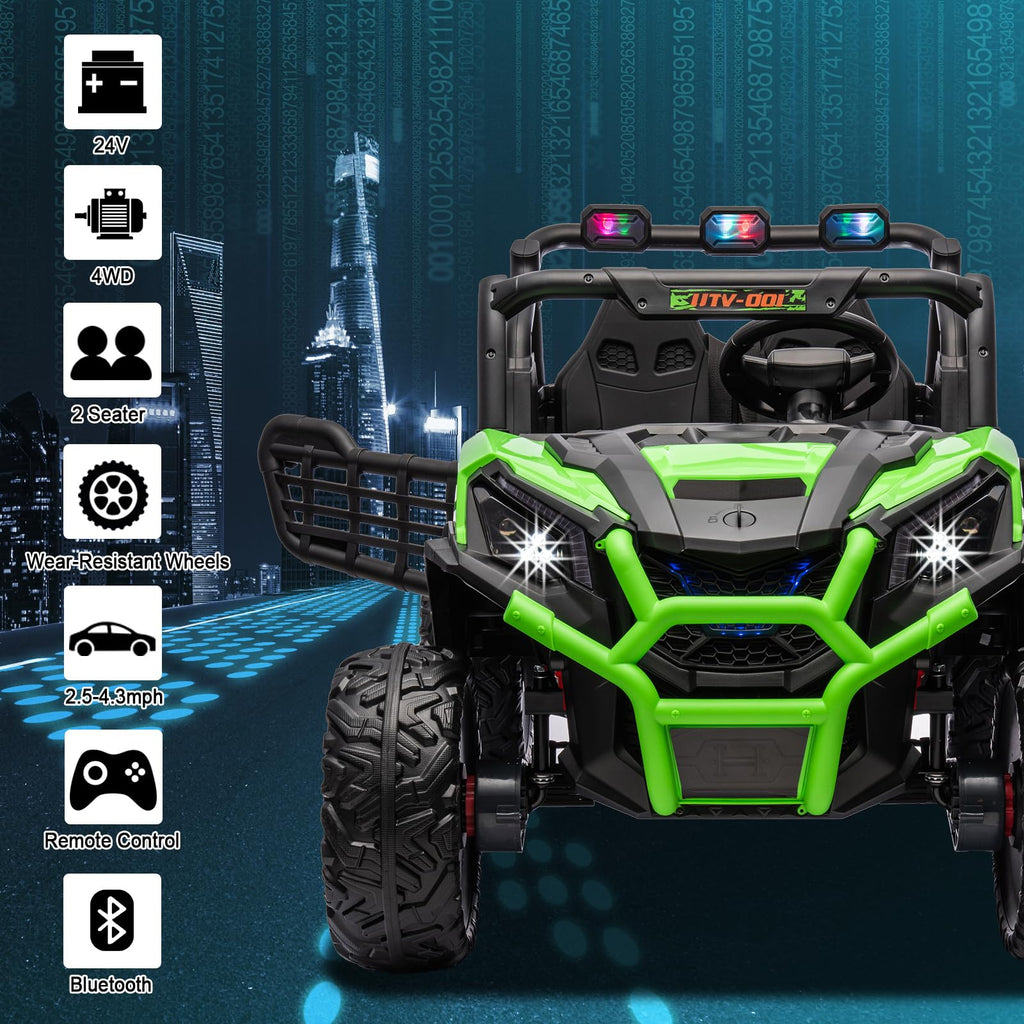 24V 2 Seater Kids Ride On Car with Remote Control E51419