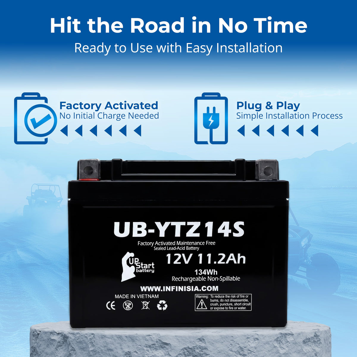 12V 11.2Ah Battery Y752276