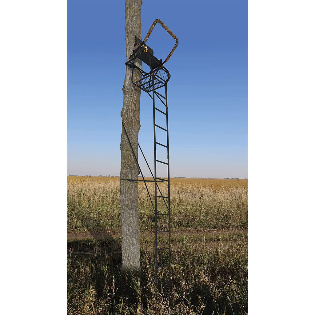 Adjustable 17 ft 1-Person Ladder Tree Stand F922755