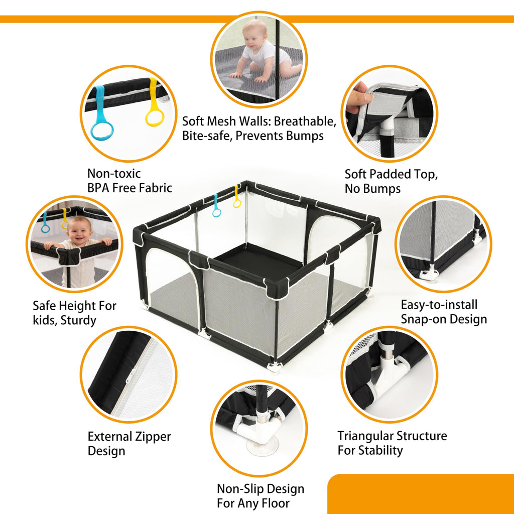 50x50 Breathable Mesh Baby Playpen G516