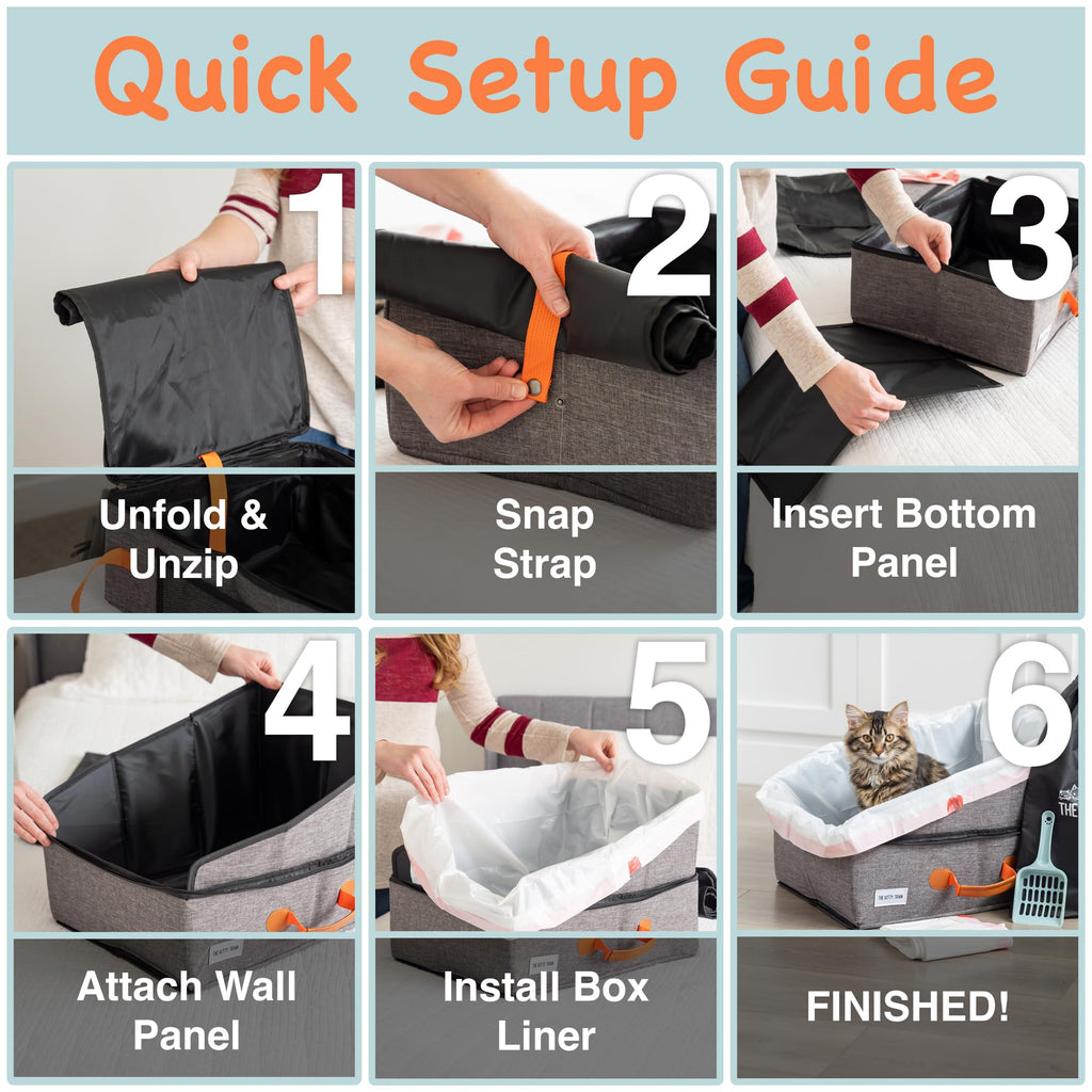 Travel Litter Box for Cats U6615