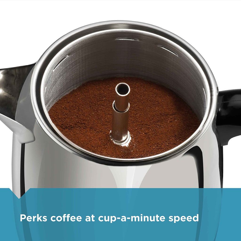 4-Cup Stainless Steel Coffee Percolator U441778