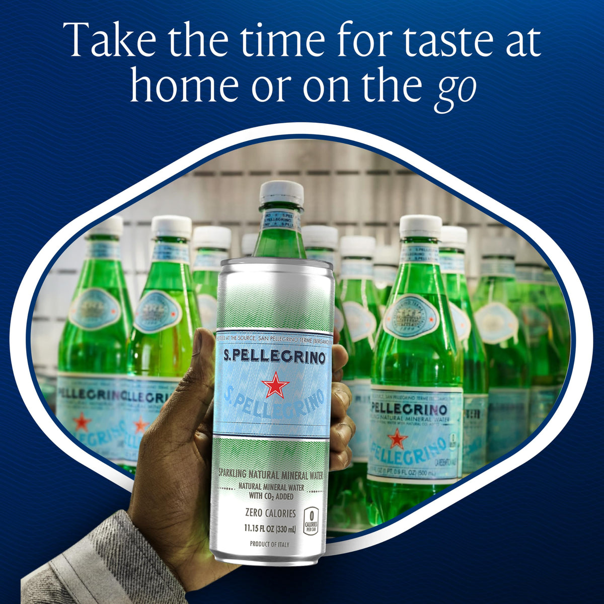 Sparkling Natural Mineral Water 11.15 Fl. Oz (Pack of 24) S886