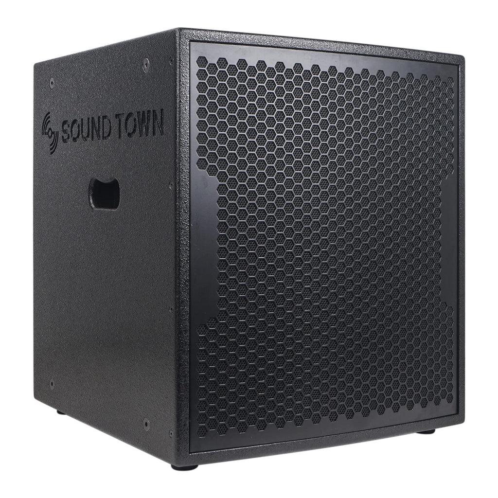 2000W 18" Powered PA Subwoofer with 4" Voice Coil, Black D716