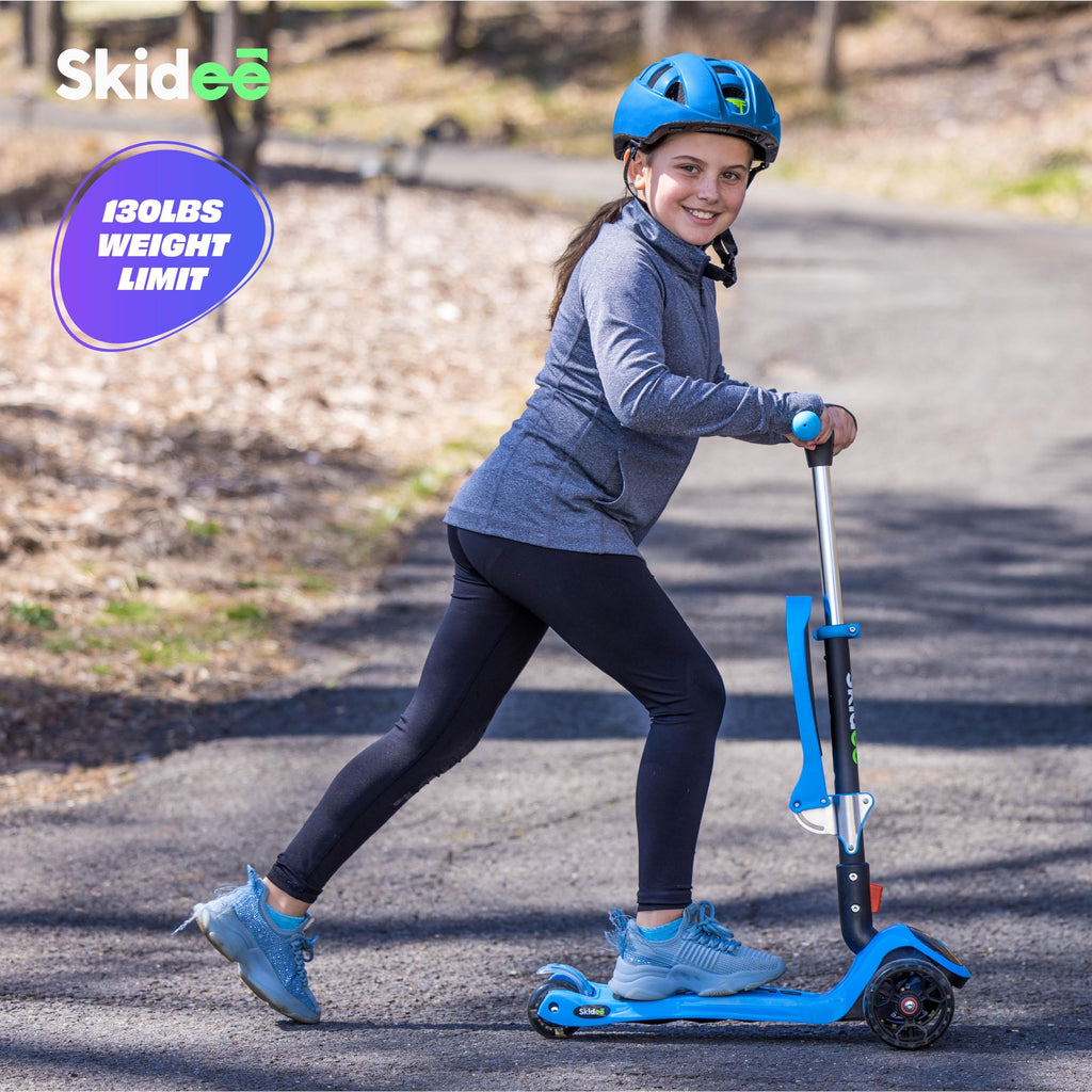 Foldable 3 Wheel Kick Scooter with Removable Seat S905