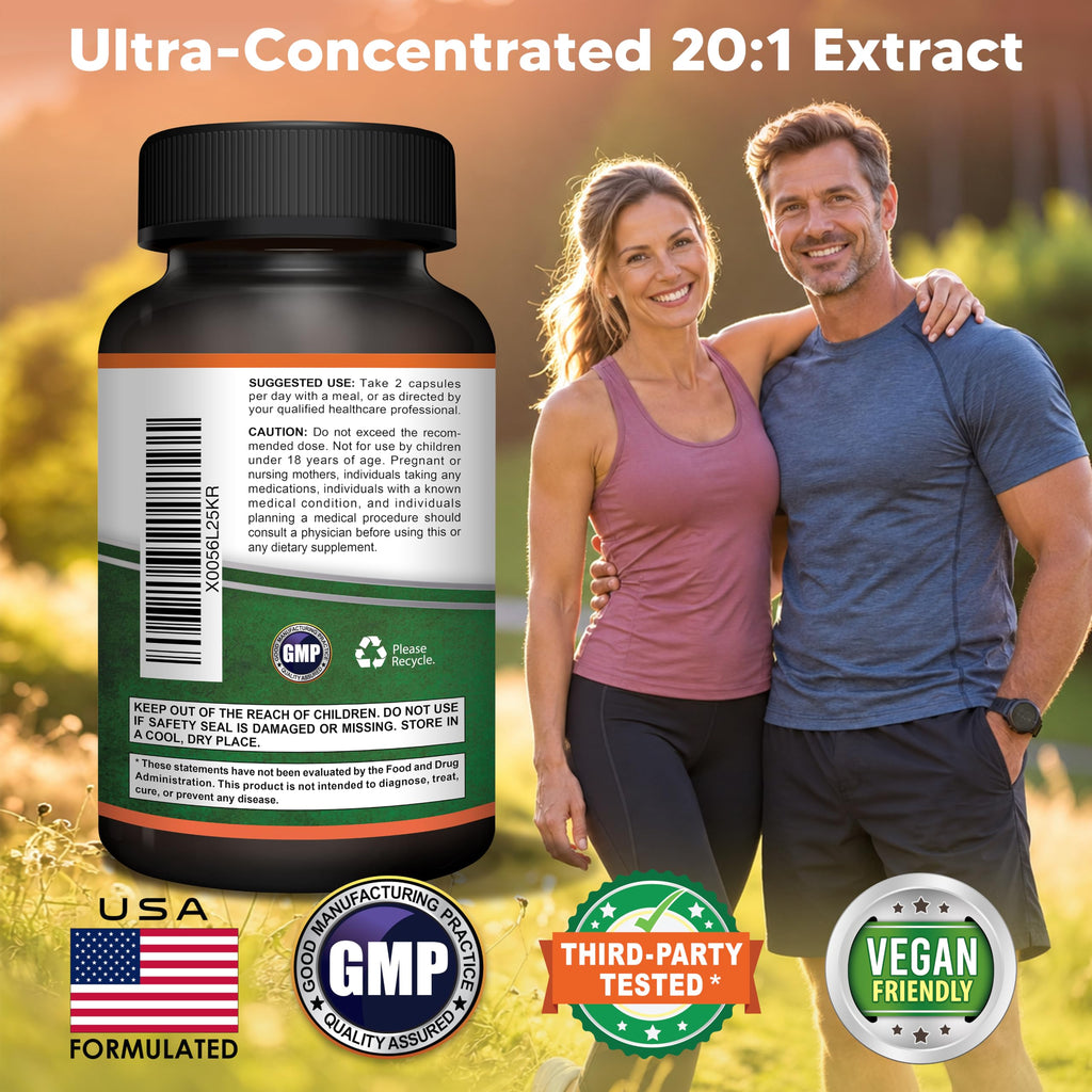 Moringa with Berberine Supplement 120 Capsules N3814