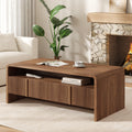 Fluted Coffee Table with Storage X50174